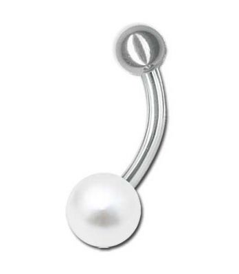 PIERCING NOMBRIL AVEC PERLE